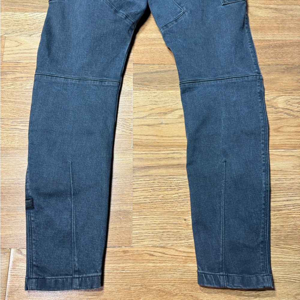 G-Star Raw 3D Skinny Denim Cargo Pants Faded Gray Multi-Pockets - Picture 2 of 10